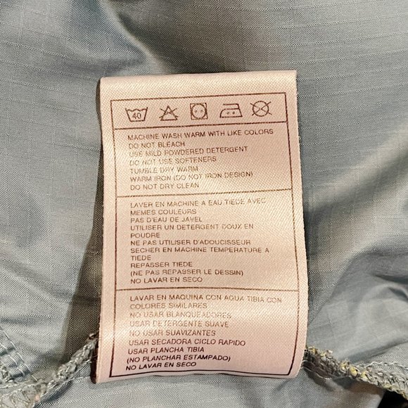 Vintage Nike Coat Jacket Medium 8 10 ACG All Conditions Gear Climafit Blue Black - Picture 8 of 8